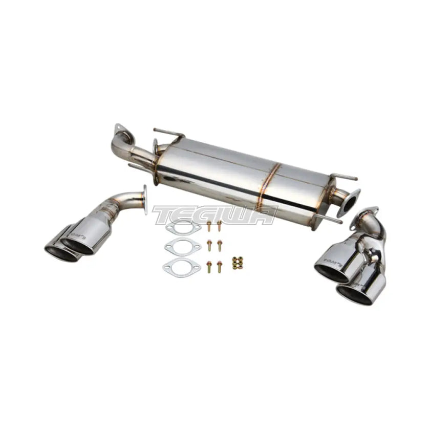 TOM'S Exhaust System  - 4 Stainless Tips - Facelift Toyota GT86