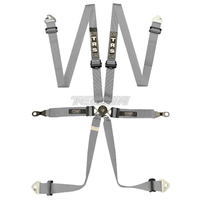 Trs Porsche Pro Quick Adjuster 2In 6 Point Ultralite Fia Harness Grey Harnesses