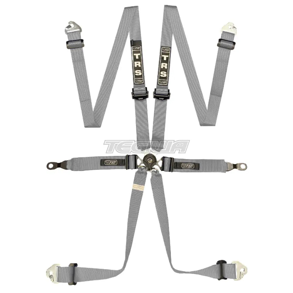 Trs Porsche Pro Quick Adjuster 2In 6 Point Ultralite Fia Harness Grey Harnesses