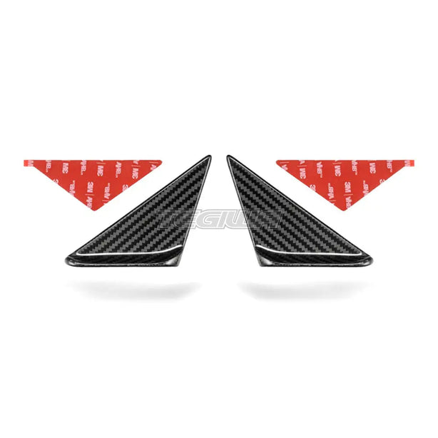 Verus Engineering Carbon Fibre Anti-Buffeting Wind Deflectors Porsche 992 GT3