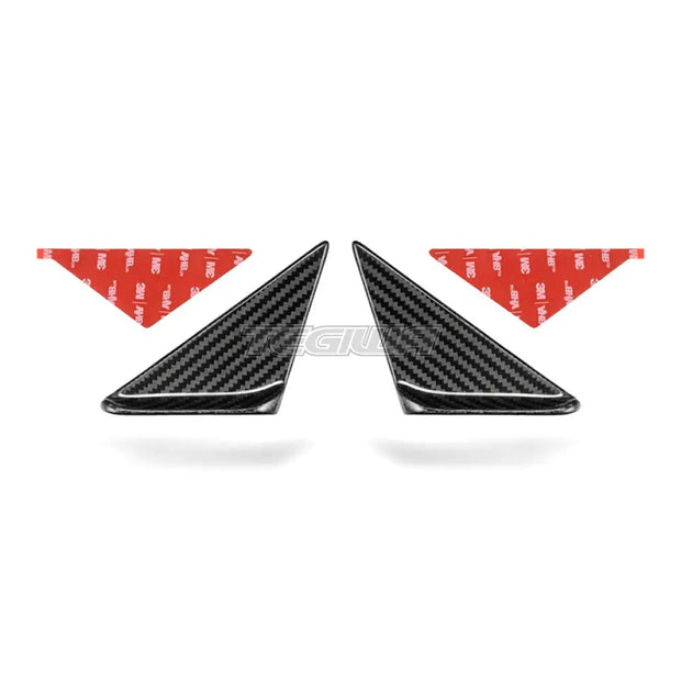 Verus Engineering Carbon Fibre Anti-Buffeting Wind Deflectors Porsche 992 GT3