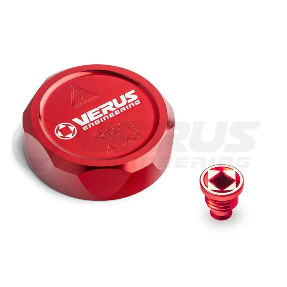 Verus Engineering Coolant Cap and Bleed Screw Combo Anodized Toyota GR Corolla 22+