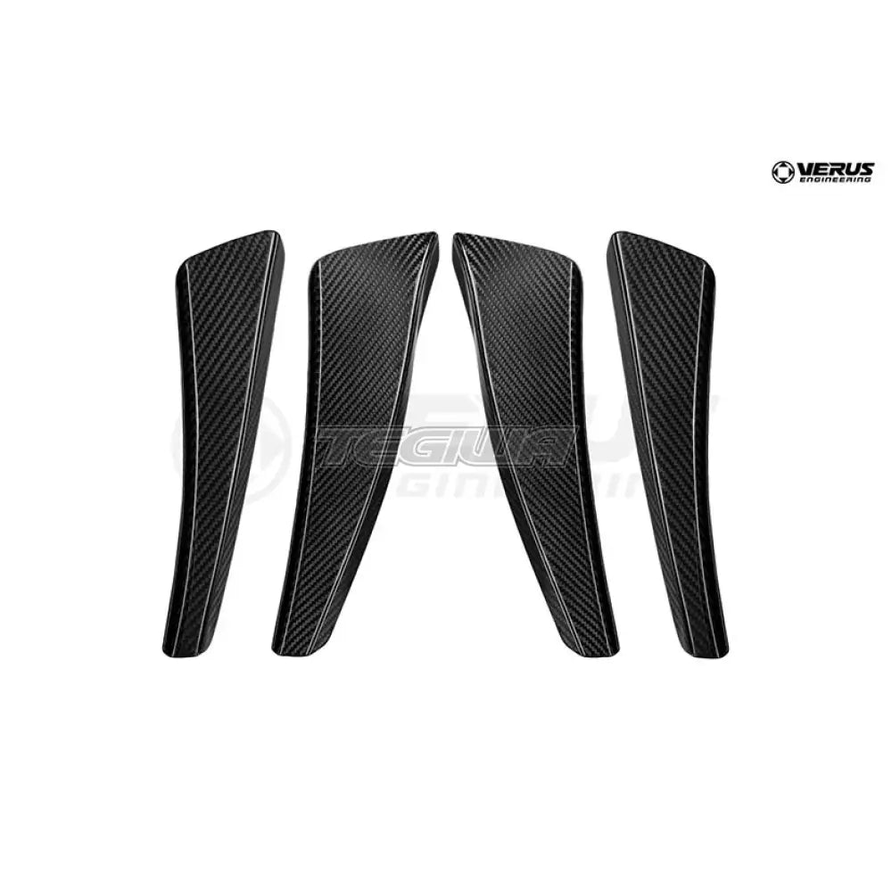 Verus Engineering Dive Plane Kit Dual Element Clear Coat Porsche 991.3 GT3 and GT3RS