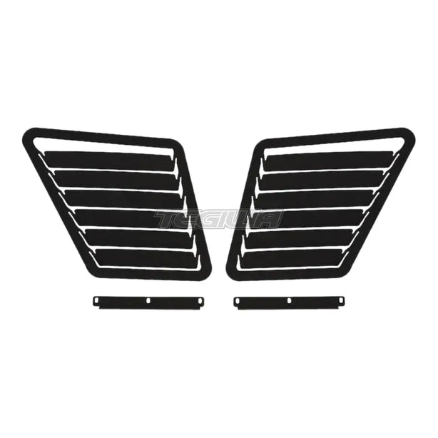 Verus Engineering Hood Louver Vent Kit Ford Fiesta ST 180 MK7 - Black