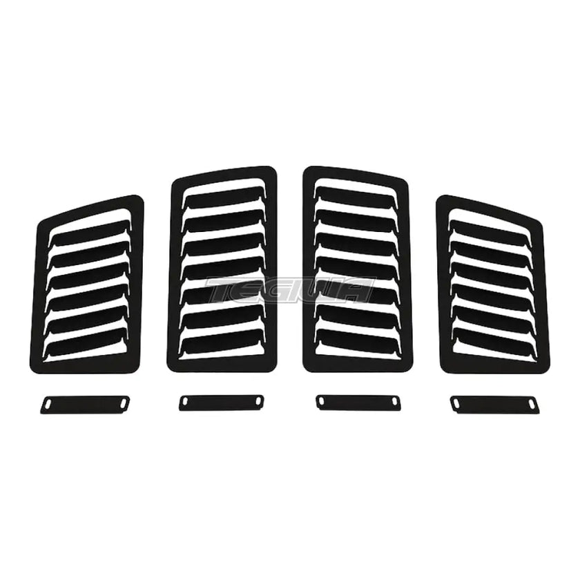 Verus Engineering Slanted Hood Louver Kit - Toyota Subaru BRZ/FRS/GT86