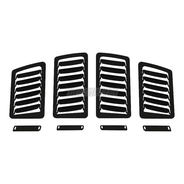 Verus Engineering Slanted Hood Louver Kit - Toyota Subaru BRZ/FRS/GT86
