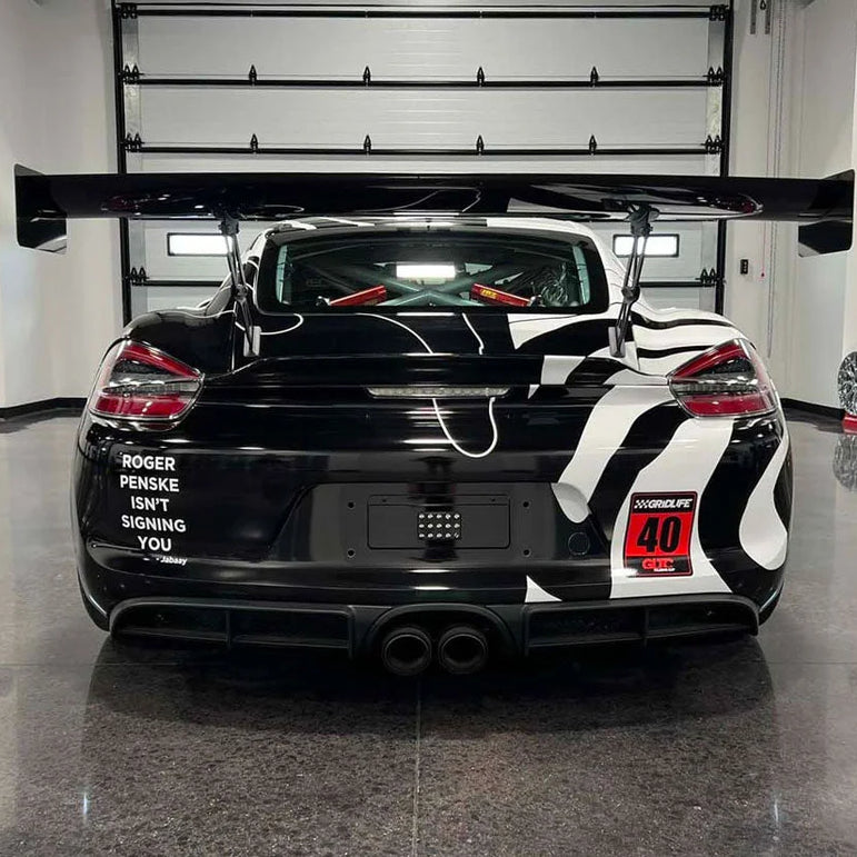 Verus Engineering UCW Rear Wing Kit Porsche Cayman 981 718 GT4