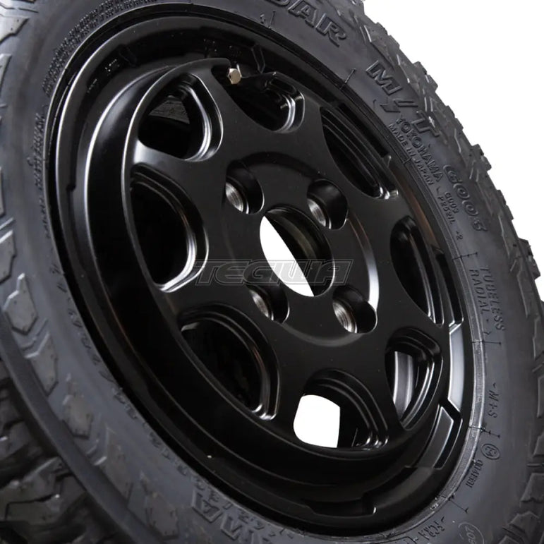 Weds Stadtberge 4x100 12x3.5 ET44 Alloy Wheel x Yokohama Geolandar M/T Tyres 145/80/12 (Set of 4) Kei Truck Van Honda Acty