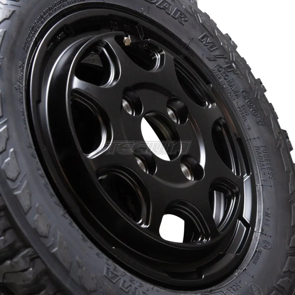 Weds Stadtberge 4x100 12x3.5 ET44 Alloy Wheel x Yokohama Geolandar M/T Tyres 145/80/12 (Set of 4) Kei Truck Van Honda Acty