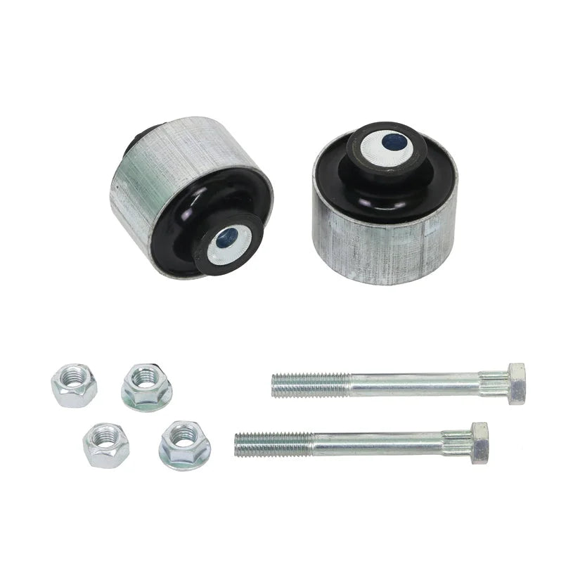 Whiteline Caster Kit - Front Radius Arm Lower Bushing 76mm L Crush Tube 1.5deg Caster BMW 2 Series F22 F87 12-18 Motorsport Version