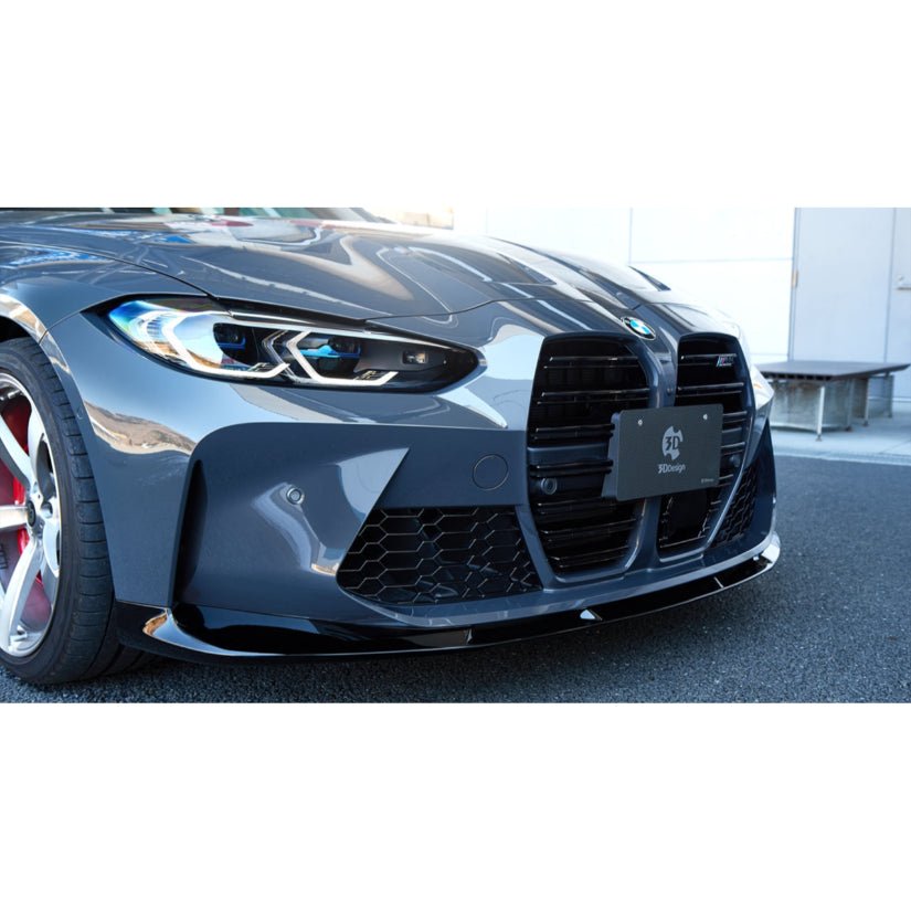 3Ddesign Front Splitter Gloss Black BMW M3 M4 G80 G82 G83 - Image 2