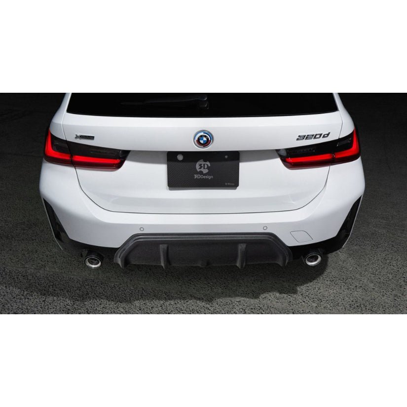 3108-32031-2.jpg 3Ddesign Rear Diffuser BMW 3 Series 320i G20 G21 LCI M-Sport - Image 2