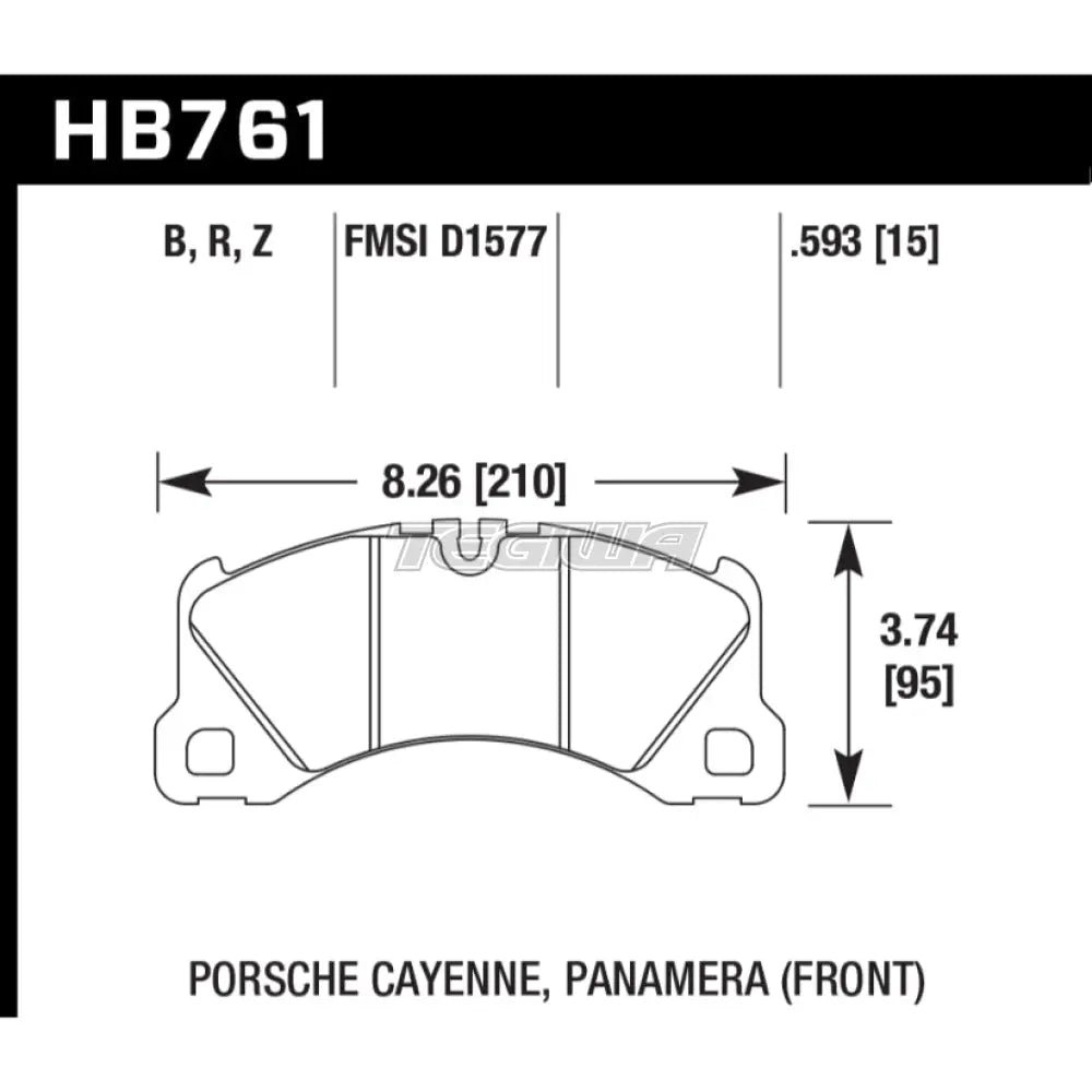 hawk-performance-hp-plus-road-and-track-brake-pads-front-hb761n-593-975.jpg HAWK Performance HP Plus Road and Track Brake Pads Front - HB761N.593 - Image 2