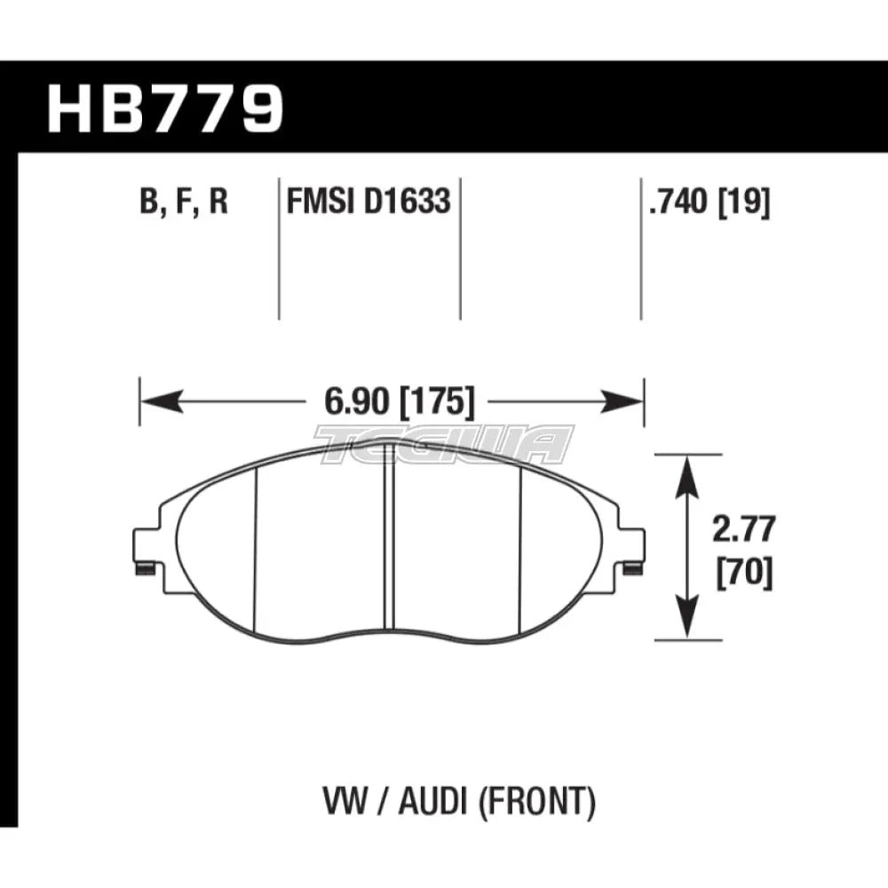hawk-performance-hps-5-0-high-street-brake-pads-front-hb779b-740-404.jpg HAWK Performance HPS 5.0 High Performance Street Brake Pads Front - HB779B.740 - Image 2