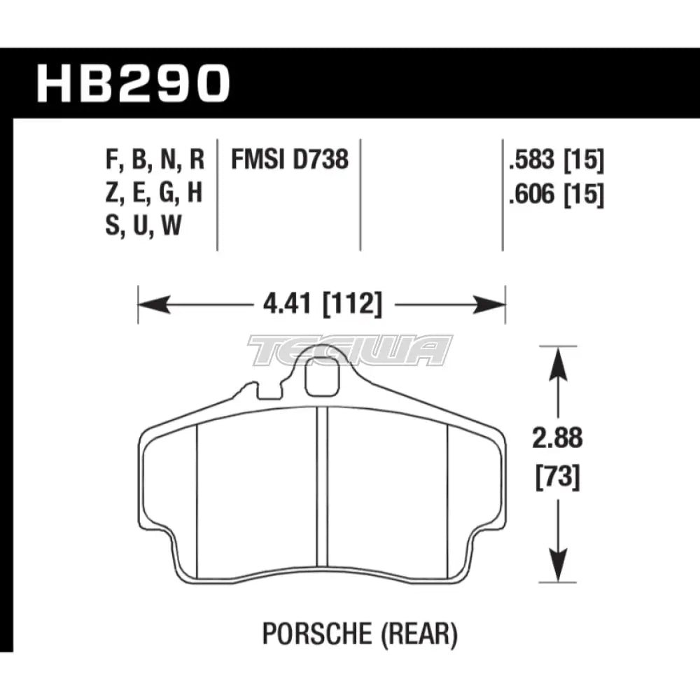 hawk-performance-hps-high-street-brake-pads-rear-hb290f-606-807.jpg HAWK Performance HPS High Performance Street Brake Pads Rear - HB290F.606 - Image 2