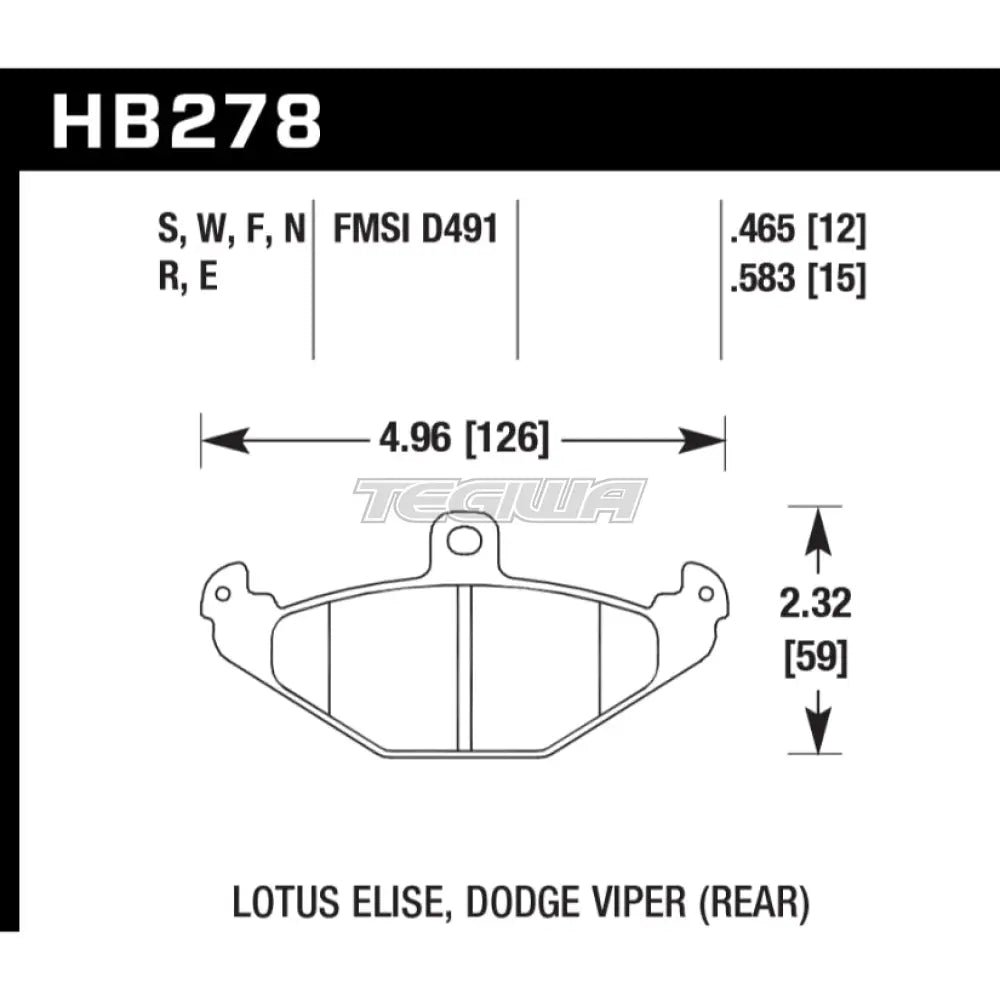 hawk-performance-ht-10-motorsports-brake-pads-rear-hb278s-465-567.jpg HAWK Performance HT-10 Motorsports Brake Pads Rear - HB278S.465 - Image 2