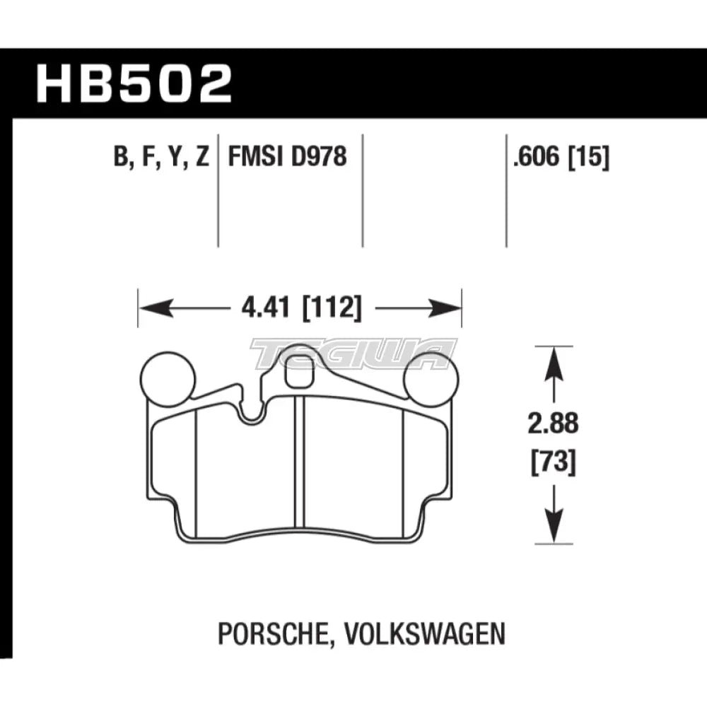 hawk-performance-lts-light-truck-and-suv-brake-pads-rear-hb502y-606-498.jpg HAWK Performance LTS Light Truck and SUV Brake Pads Rear - HB502Y.606 - Image 2