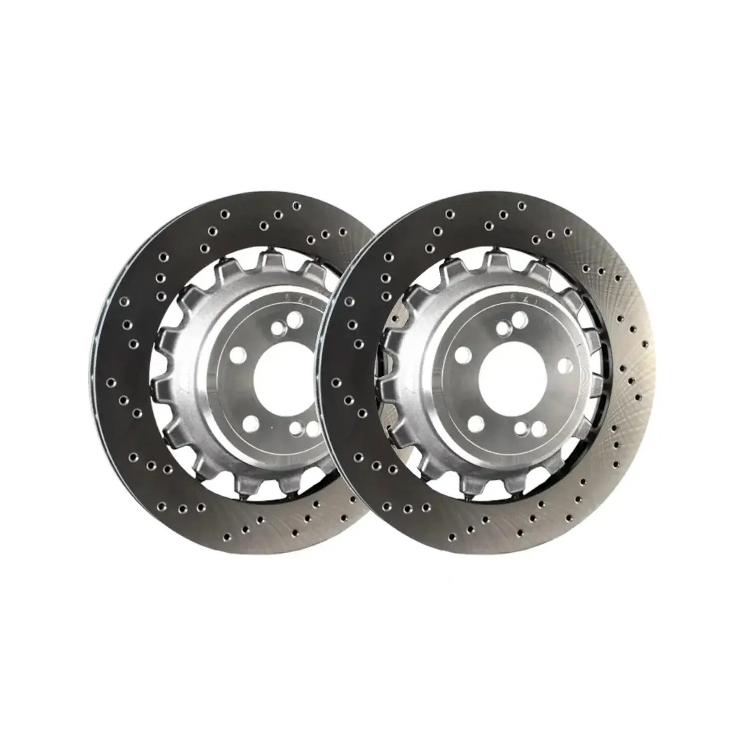 genuine bmw oem rear steel brake discs (2 pcs) m2 f87 m3 f80 m4 f82 f83