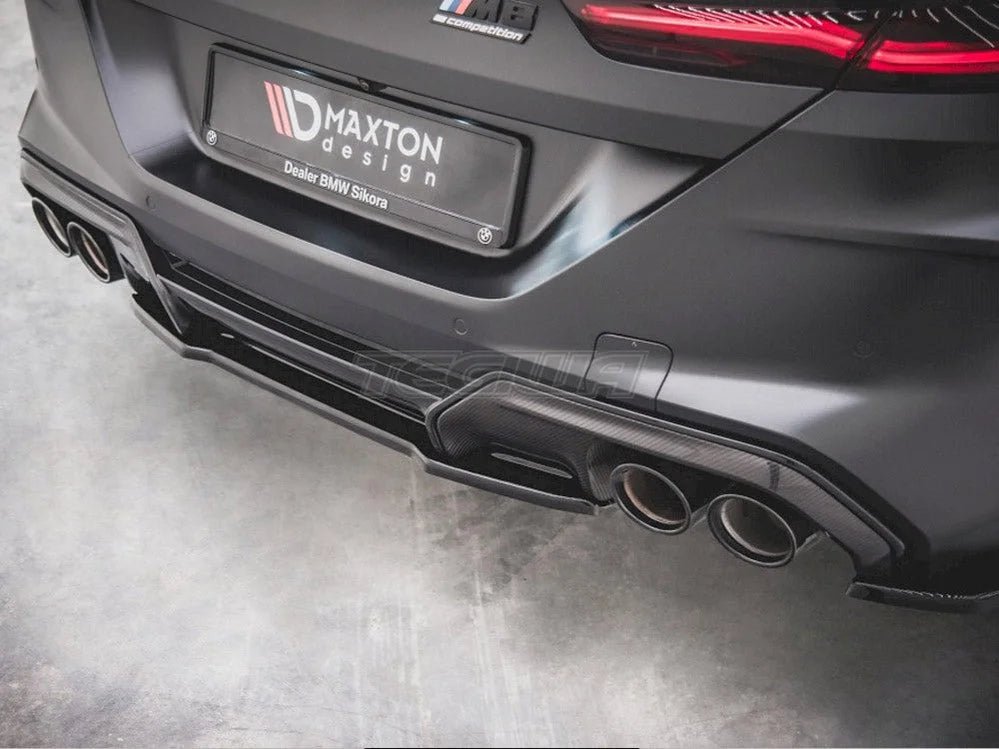 maxton-design-central-rear-splitter-bmw-m8-gran-coupe-f93-2019-gloss-black-splitters-skirts-diffusers-268.jpg Maxton Design Central Rear Splitter BMW M8 GRAN Coupe F93 2019- - Image 3