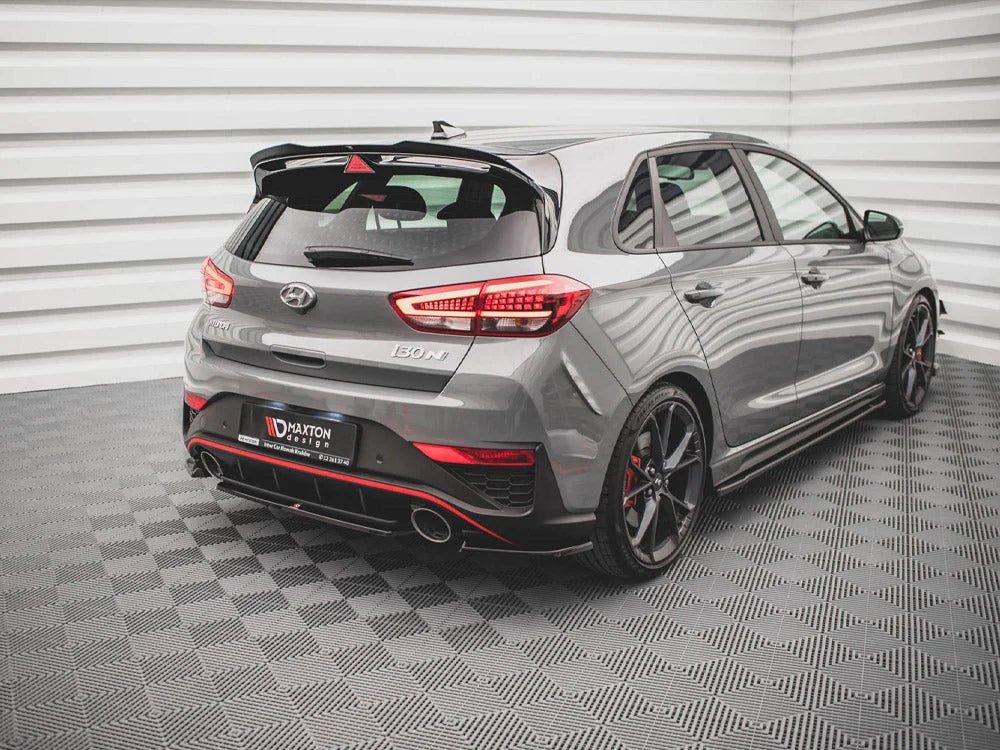 maxton-design-central-rear-splitter-for-hyundai-i30-n-hatchback-mk3-facelift-2020-splitters-skirts-diffusers-151.jpg Maxton Design Central Rear Splitter For Hyundai I30 N Hatchback MK3 Facelift 2020- - Image 2