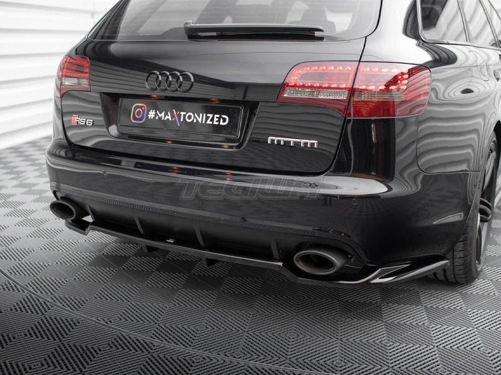maxton-design-central-rear-splitter-vertical-bars-audi-rs6-avant-c6-gloss-black-splitters-skirts-diffusers-176.jpg Maxton Design Central Rear Splitter Vertical Bars Audi RS6 Avant C6 - Image 3