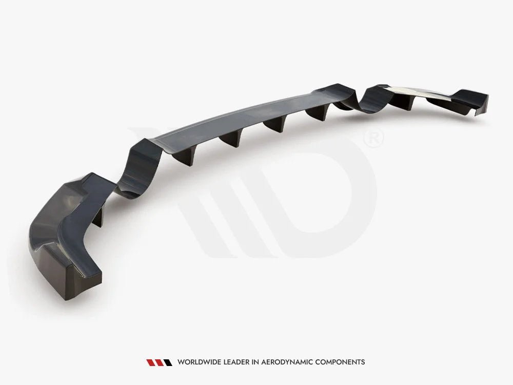 maxton-design-central-rear-splitter-with-vertical-bars-hyundai-i30-n-mk3-hatchback-17-20-gloss-black-splitters-skirts-diffusers-966.jpg Maxton Design Central Rear Splitter With Vertical Bars Hyundai I30 N MK3 Hatchback 17-20 - Image 5