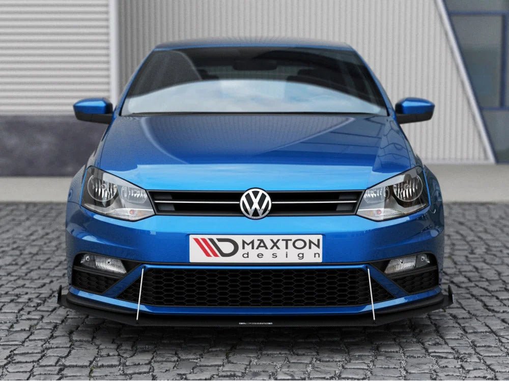 maxton-design-front-racing-splitter-volkswagen-polo-mk5-gti-facelift-with-wings-15-17-splitters-skirts-diffusers-813.jpg Maxton Design Front Racing Splitter Volkswagen Polo MK5 GTI Facelift With Wings 15-17 - Image 2