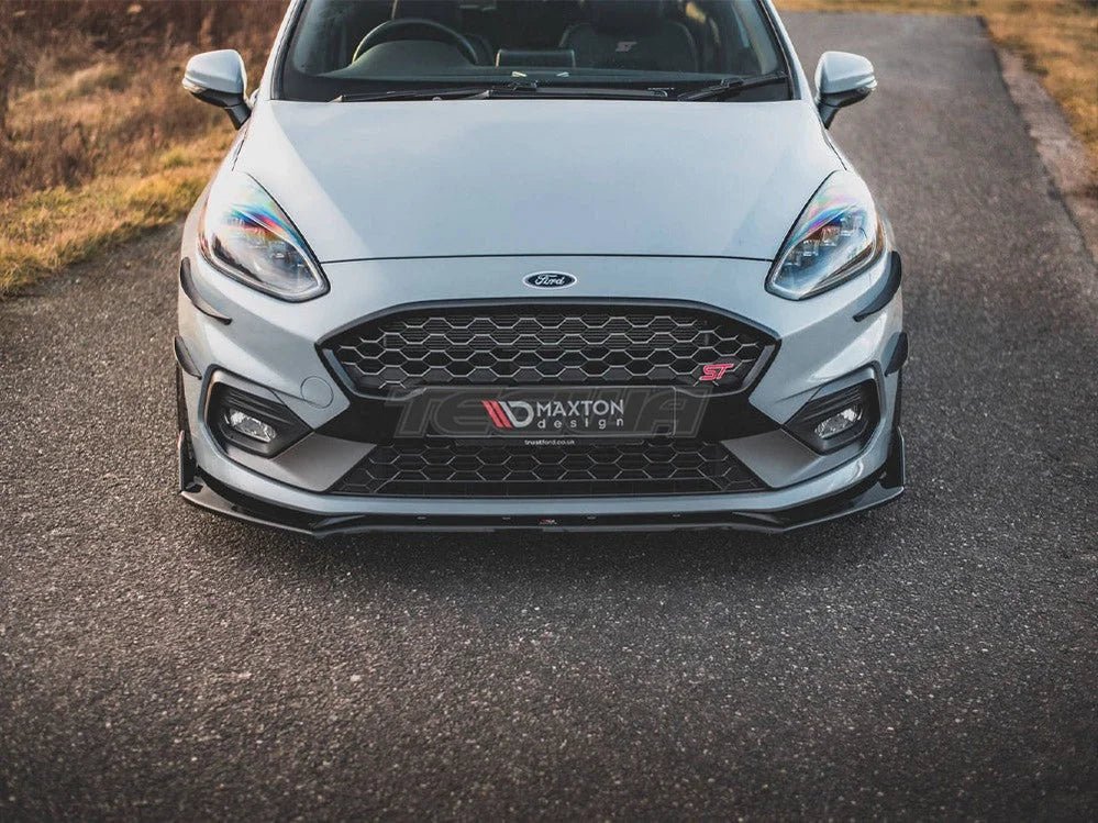 maxton-design-front-splitter-flaps-v-4-ford-fiesta-mk8-st-line-2017-gloss-black-splitters-skirts-diffusers-663.jpg Maxton Design Front Splitter +flaps V.4 Ford Fiesta MK8 ST ST-Line 2017- - Image 3