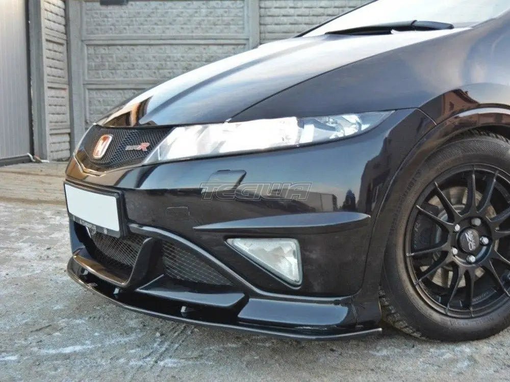 maxton-design-front-splitter-honda-civic-viii-type-r-gp-07-10-gloss-black-splitters-skirts-diffusers-406.jpg Maxton Design Front Splitter Honda Civic VIII Type R GP 07-10 - Image 4