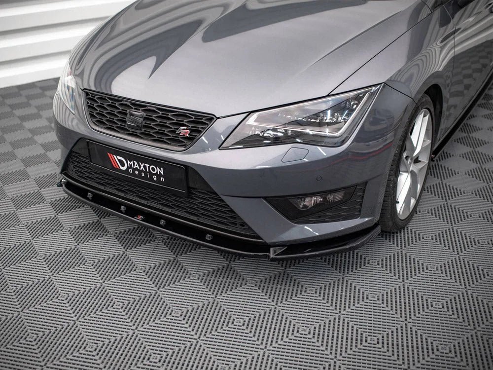 maxton-design-front-splitter-v-1-seat-leon-fr-cupra-mk3-12-16-gloss-black-splitters-skirts-diffusers-199.jpg Maxton Design Front Splitter V.1 Seat Leon FR Cupra MK3 12-16 - Image 3