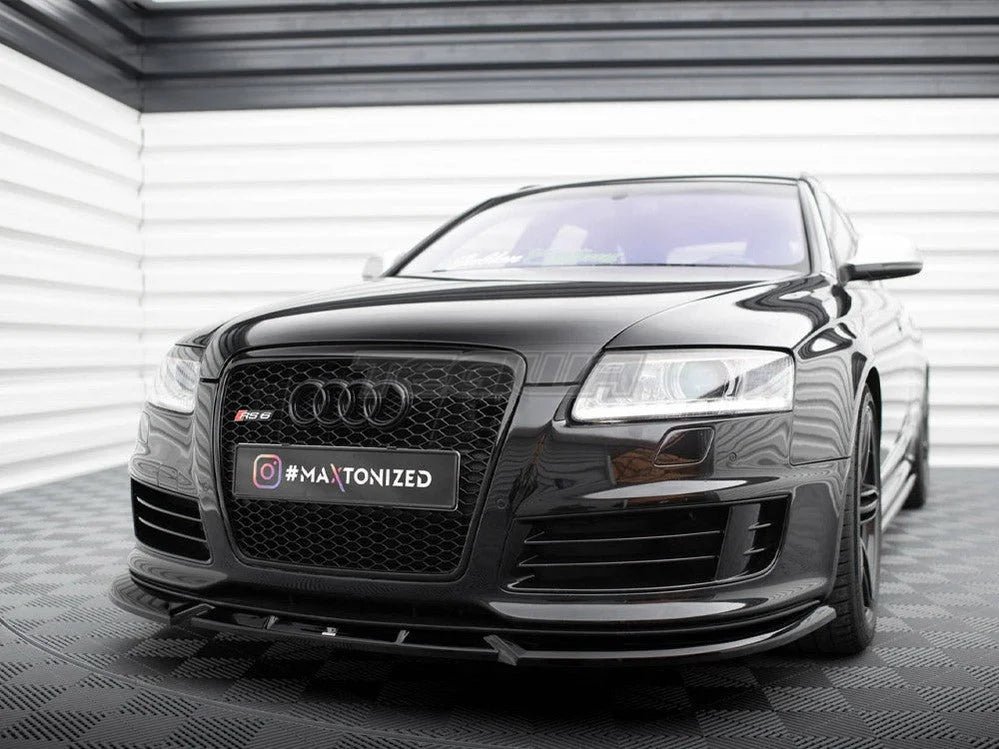 maxton-design-front-splitter-v-2-audi-rs6-avant-c6-gloss-black-splitters-skirts-diffusers-978.jpg Maxton Design Front Splitter V.2 Audi RS6 Avant C6 - Image 2