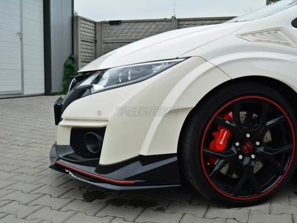 maxton-design-front-splitter-v-2-honda-civic-ix-type-r-15-17-gloss-black-splitters-skirts-diffusers-458.jpg Maxton Design Front Splitter V.2 Honda Civic IX Type R 15-17 - Image 5