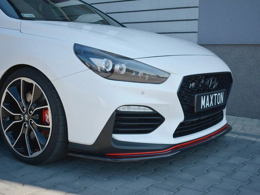Maxton Design Front Splitter V.2 Hyundai I30 N MK3 Hatchback Fastback 2017- - Image 2
