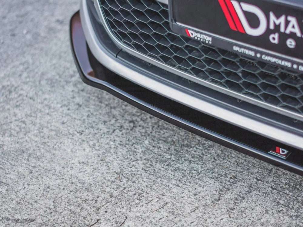 maxton-design-front-splitter-v2-volkswagen-golf-mk7-gti-13-16-gloss-black-splitters-skirts-diffusers-157.jpg Maxton Design Front Splitter V2 Volkswagen Golf MK7 GTI 13-16 - Image 4