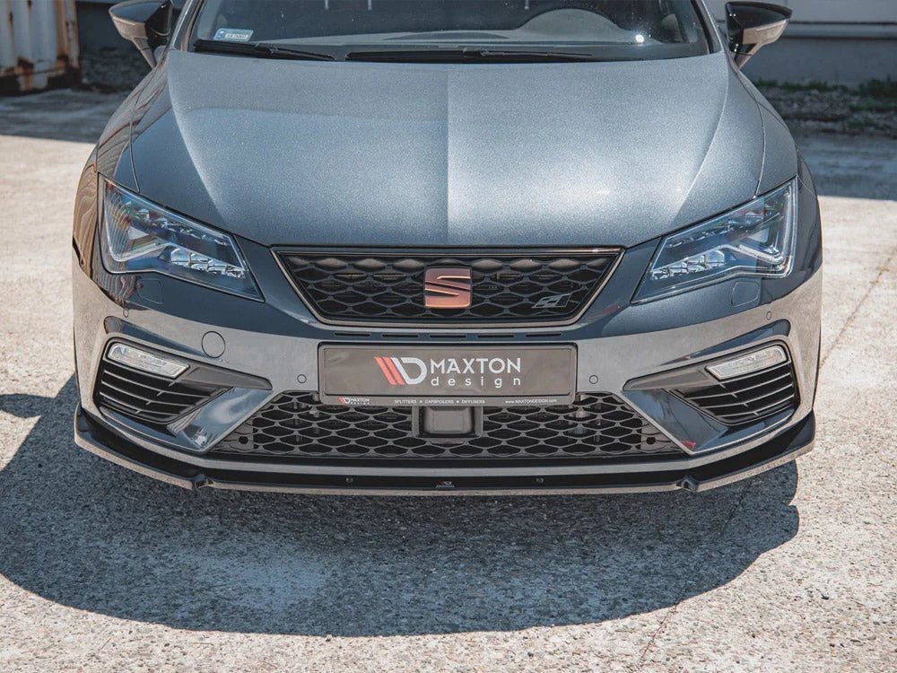 Maxton Design Front Splitter V6 Seat Leon Cupra FR MK3 Facelift 17-19 - Image 3