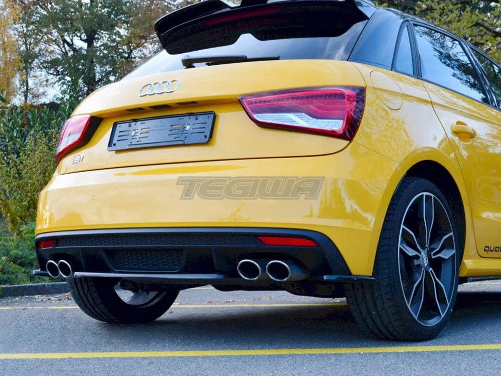 Maxton Design Rear Central Splitter Audi S1 MK1 14-18 - Image 2