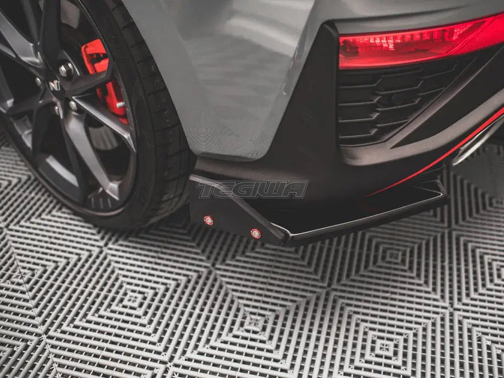 Maxton Design Rear Side Splitters +flaps V.1 Hyundai I30 N Hatchback MK3 Facelift 2020- - Image 3