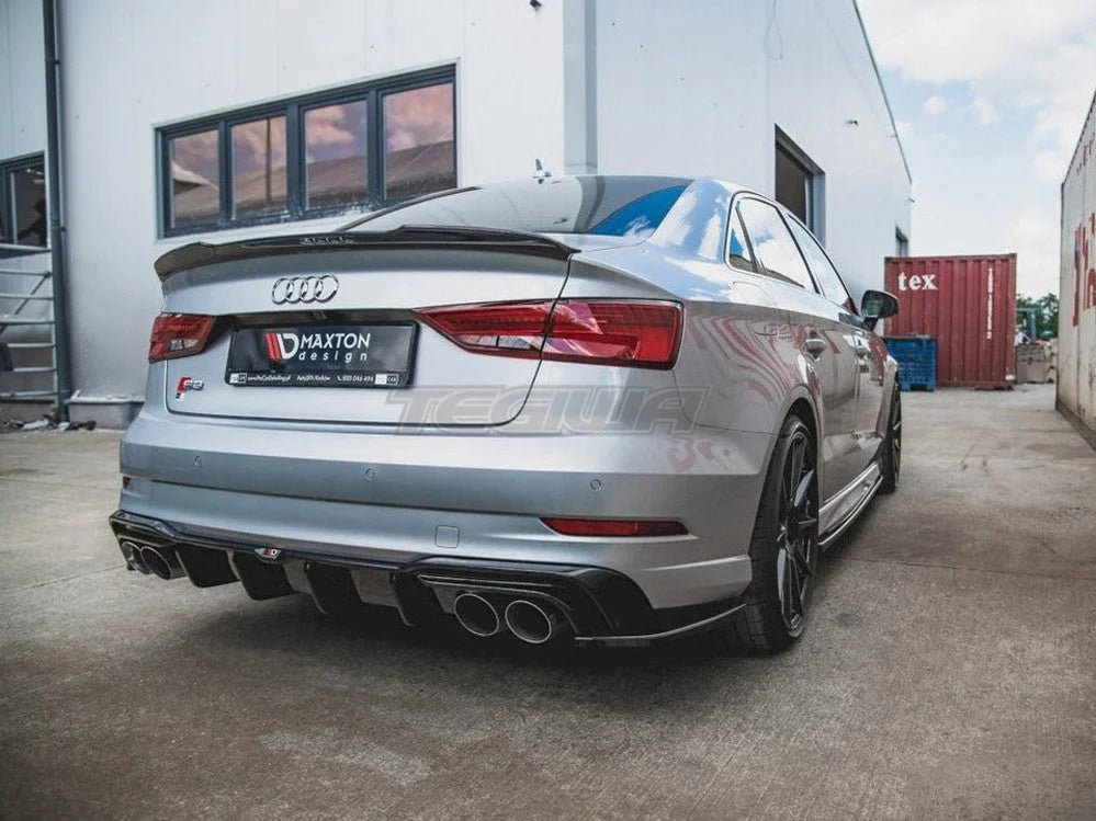 maxton-design-rear-valance-audi-s3-sedan-8v-facelift-16-20-gloss-black-splitters-skirts-diffusers-583.jpg Maxton Design Rear Valance Audi S3 Sedan 8V Facelift 16-20 - Image 2