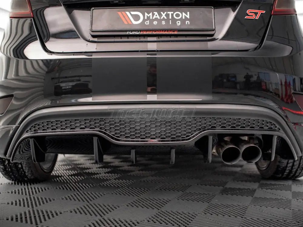 Maxton Design Rear Valance Ford Fiesta ST 5 Door Version MK7 Facelift 13-17 - Image 3