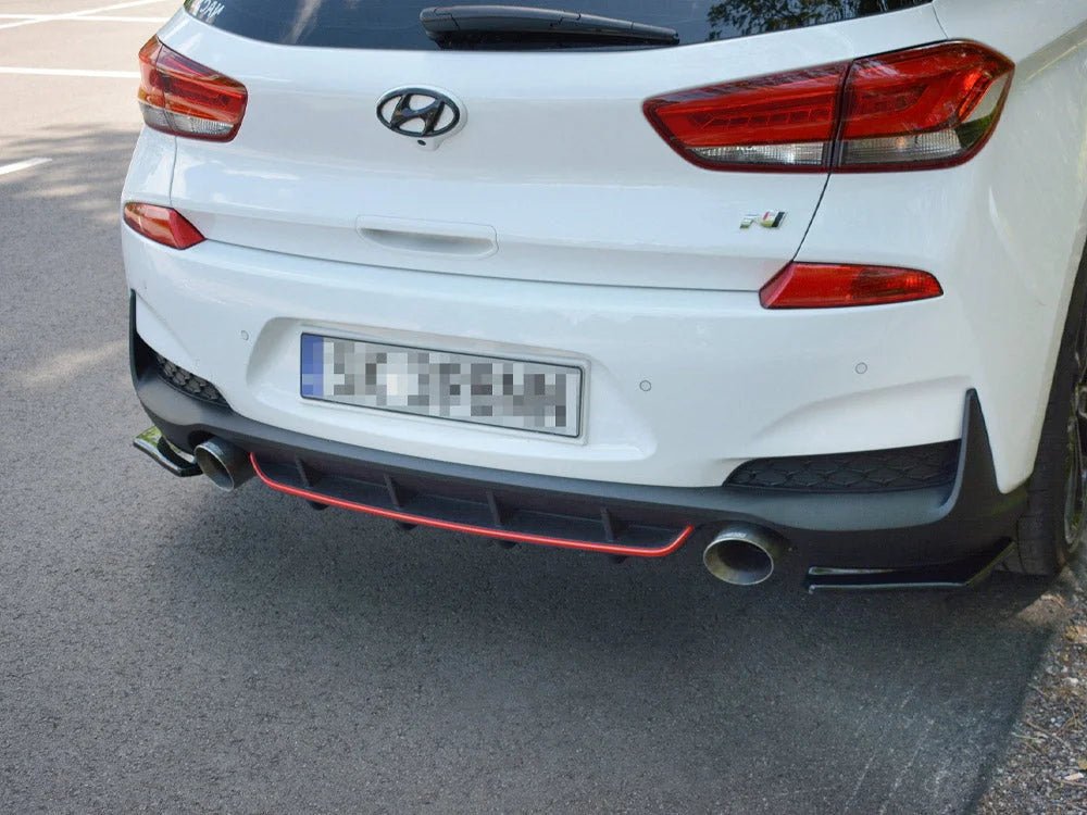 maxton-design-rear-valance-hyundai-i30-mk3-n-01-20-gloss-black-splitters-skirts-diffusers-213.jpg Maxton Design Rear Valance Hyundai I30 MK3 N 01-20 - Image 3