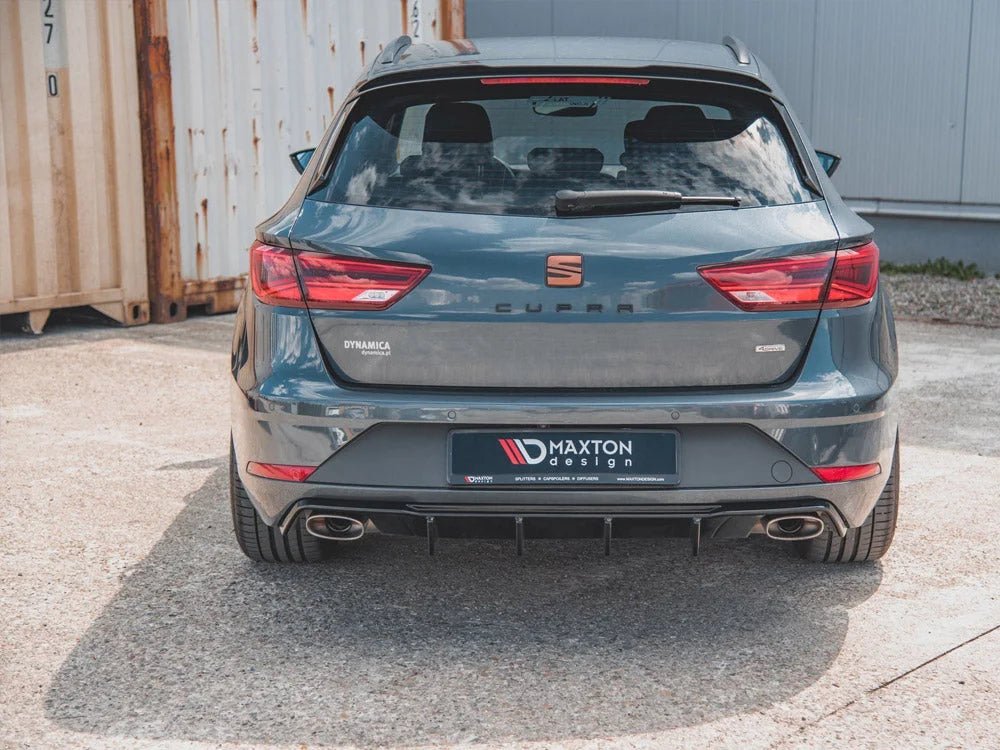 maxton-design-rear-valance-v2-seat-leon-mk3-5-cupra-estate-17-19-gloss-black-splitters-skirts-diffusers-853.jpg Maxton Design Rear Valance V2 Seat Leon MK3.5 Cupra Estate 17-19 - Image 3