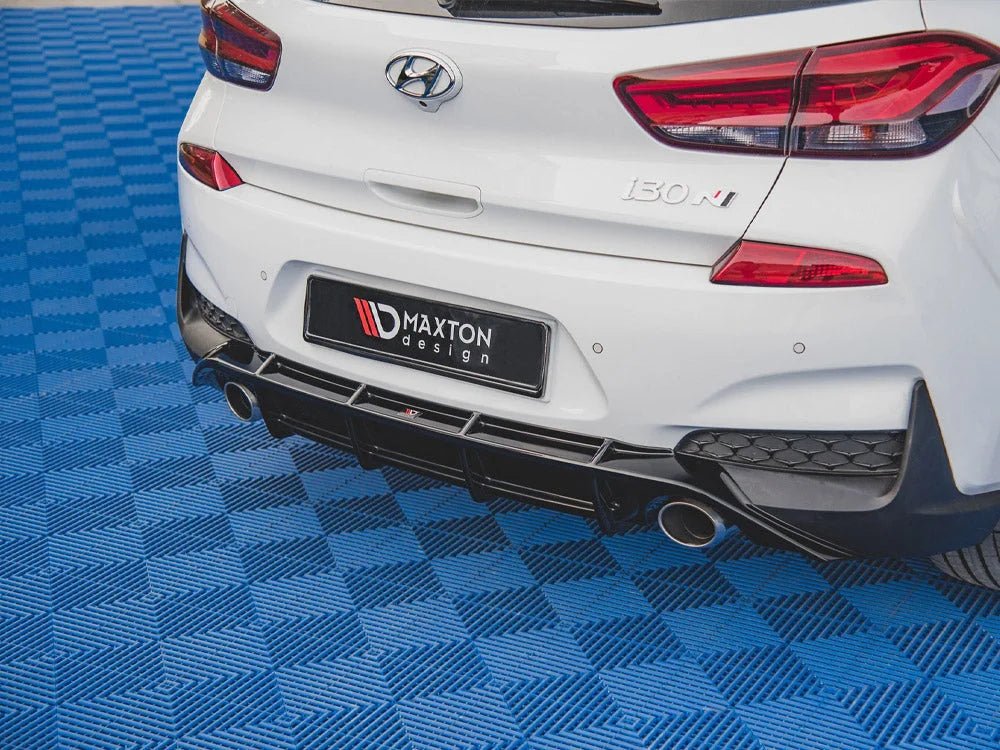 maxton-design-rear-valance-v3-hyundai-i30-n-mk3-hatchback-17-20-gloss-black-splitters-skirts-diffusers-395.jpg Maxton Design Rear Valance V3 Hyundai I30 N MK3 Hatchback 17-20 - Image 4