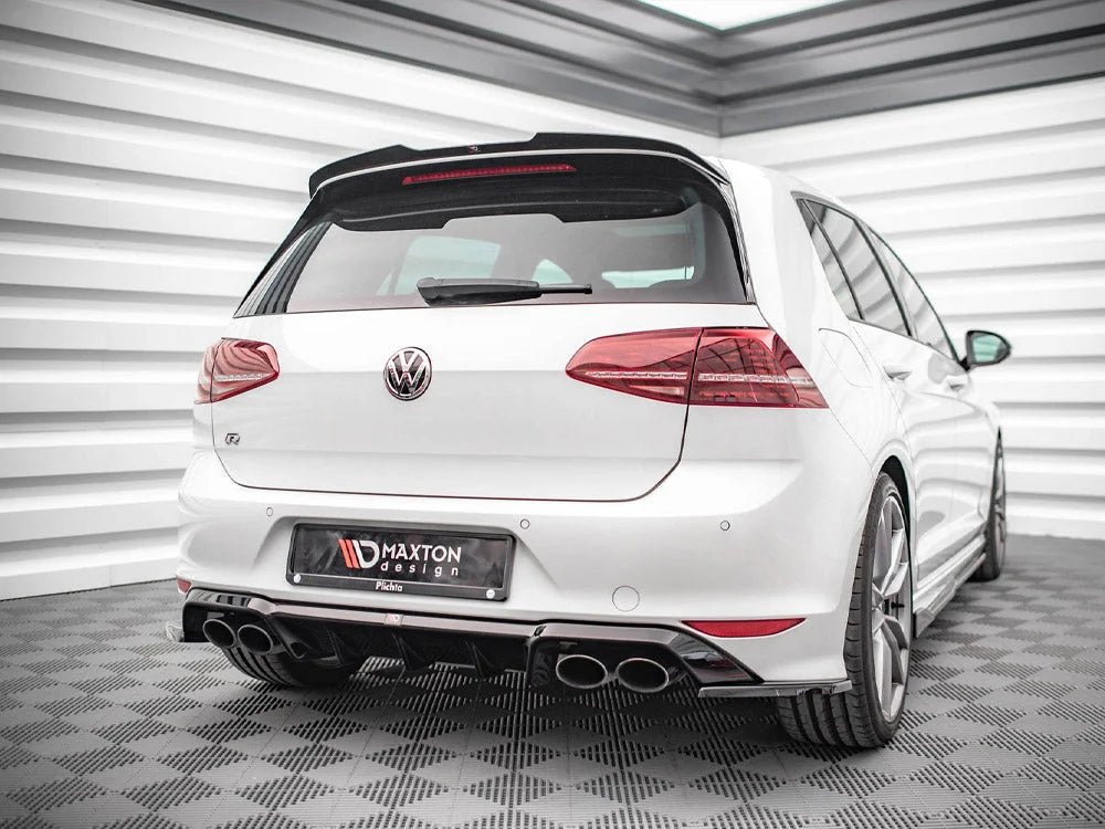 maxton-design-rear-valance-volkswagen-golf-r-mk7-13-16-gloss-black-splitters-skirts-diffusers-603.jpg Maxton Design Rear Valance Volkswagen Golf R MK7 13-16 - Image 2