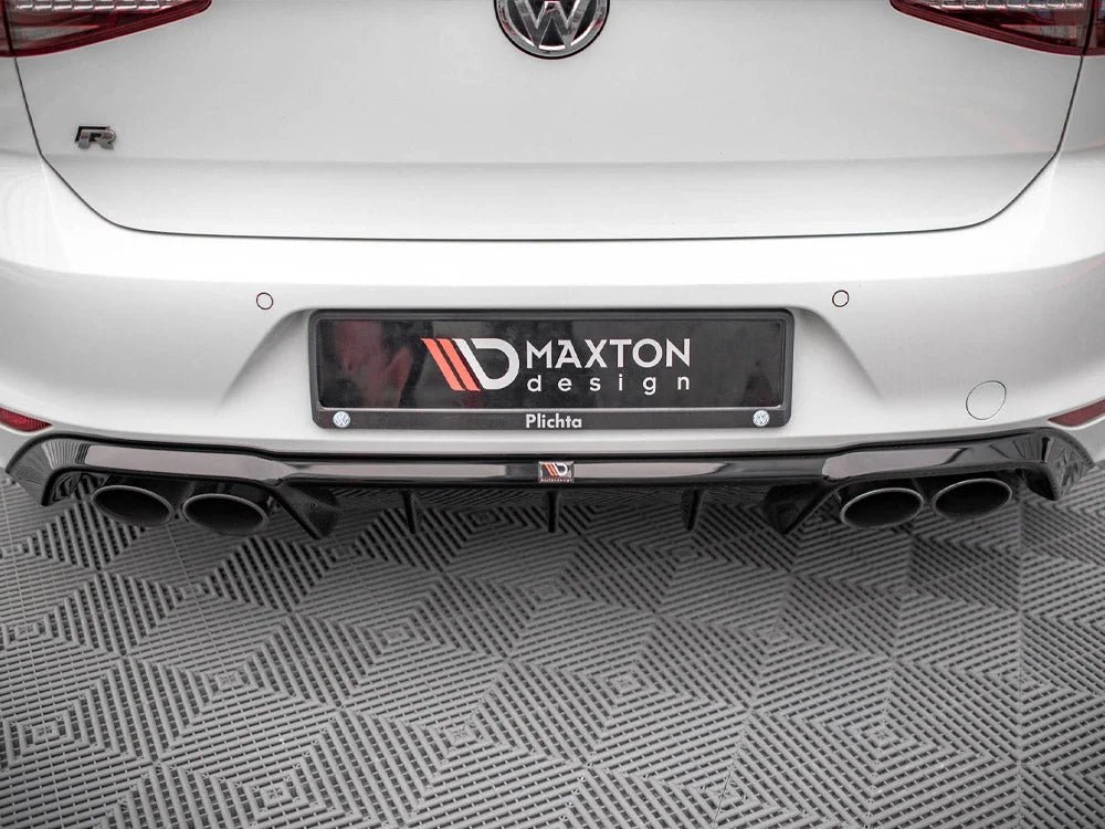 maxton-design-rear-valance-volkswagen-golf-r-mk7-13-16-gloss-black-splitters-skirts-diffusers-773.jpg Maxton Design Rear Valance Volkswagen Golf R MK7 13-16 - Image 3