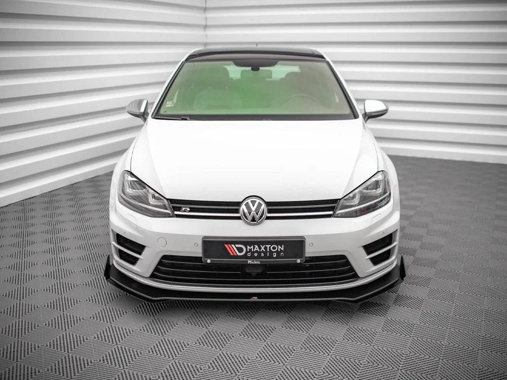 maxton-design-street-pro-front-splitter-v-1-flaps-volkswagen-golf-r-mk7-13-16-splitters-skirts-diffusers-552.jpg Maxton Design Street PRO Front Splitter V.1 +flaps Volkswagen Golf R MK7 13-16 - Image 2