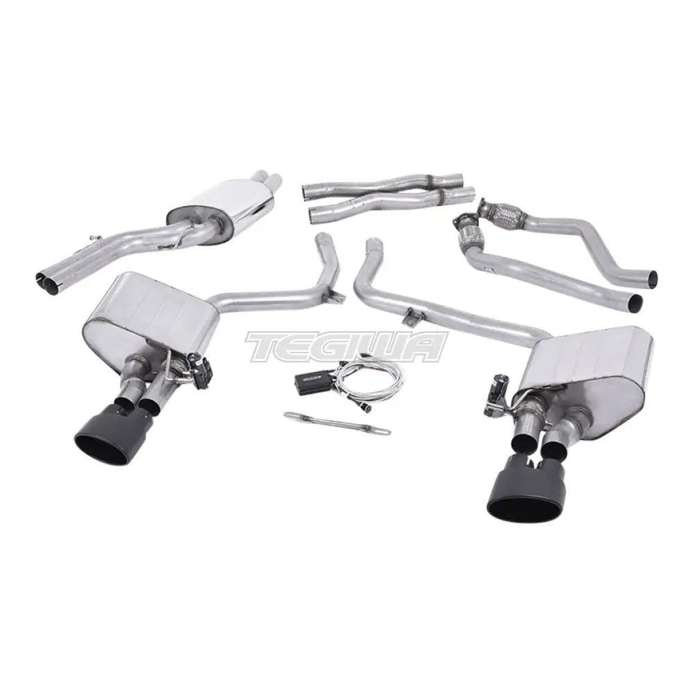 milltek-audi-s4-3-0-supercharged-v6-b8-2009-2012-cat-back-exhaust-dual-black-tips-systems-421.jpg Milltek Audi S4 3.0 Supercharged V6 B8 2009-2012 Cat-back Exhaust - Image 2