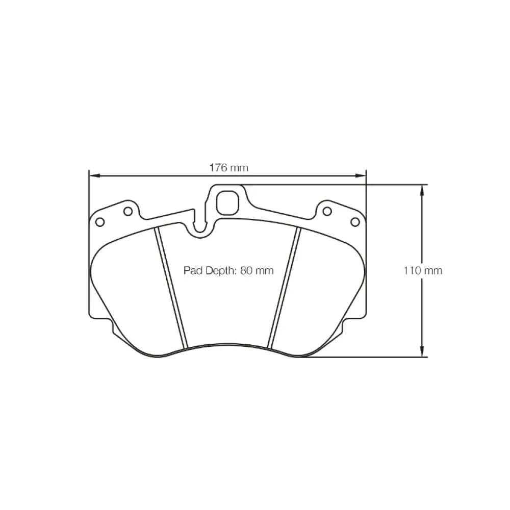 pagid-brake-pads-audi-r8-5-2-fsi-quattro-2nd-generation-ceramic-brakes-15-606.jpg Pagid Brake Pads Audi R8 5.2 FSI Quattro 2ND Generation Ceramic Brakes 15- - Image 7