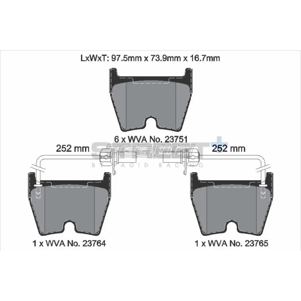 pagid-street-brake-pads-audi-r8-42-09-15-front-183.jpg Pagid Street+ Brake Pads Audi R8 42 09-15 Front - Image 3