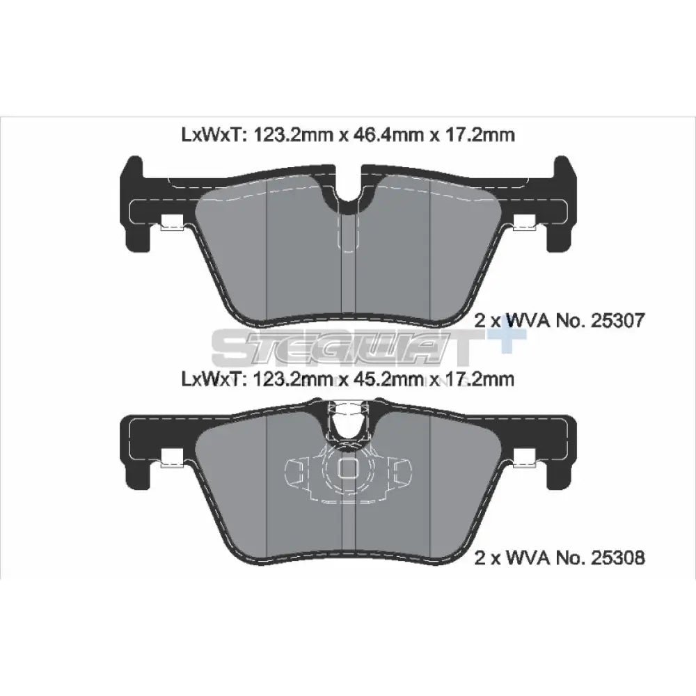 pagid-street-brake-pads-bmw-3-series-f3x-11-19-rear-t8117sp2001-643.jpg Pagid Street+ Brake Pads BMW 3-Series F3X 11-19 Rear - T8117SP2001 - Image 3