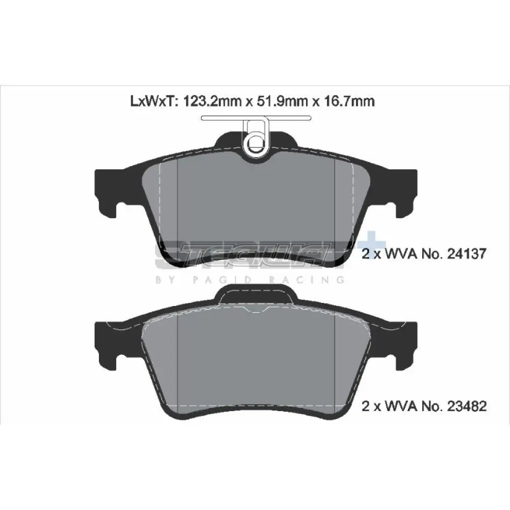 pagid-street-brake-pads-ford-focus-mk2-st-05-12-rear-t8057sp2001-702.jpg Pagid Street+ Brake Pads Ford Focus MK2 ST 05-12 Rear - T8057SP2001 - Image 3